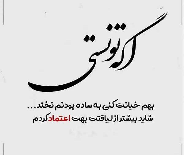 عکس نوشته چطور تونستی