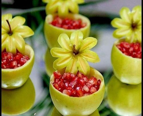 عکس شب یلدا تزیین میوه