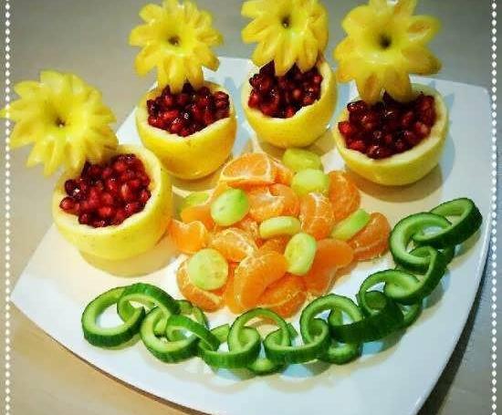 عکس های تزیین میوه
