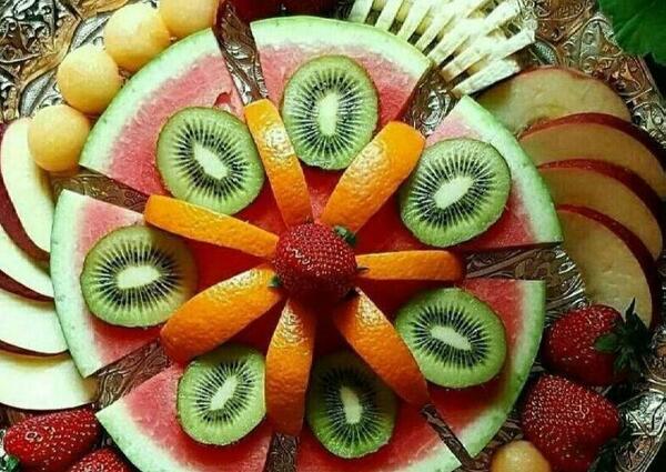 عکس های تزیین میوه