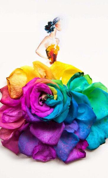 عکس نوشته دختر باید طراح لباس باشه