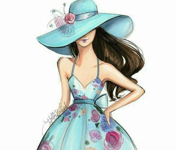 عکس نوشته دختر باید طراح لباس باشه