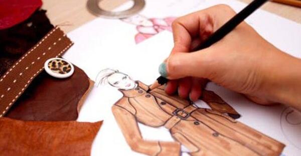 عکس نوشته دختر باید طراح لباس باشه