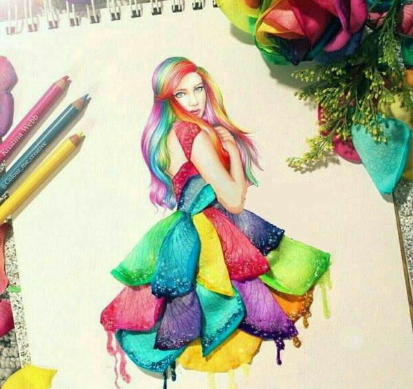 عکس نوشته دختر باید طراح لباس باشه