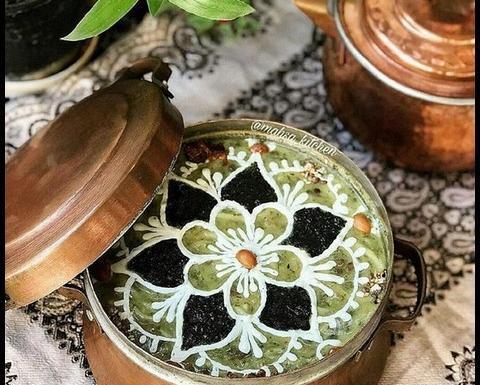 عکس های تزیین آش دوغ