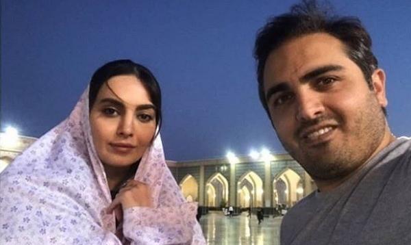 عکس روزبه حصاری در کنار همسرش