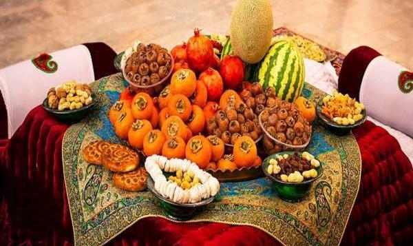 عکس ایده شب یلدا رو کرسی
