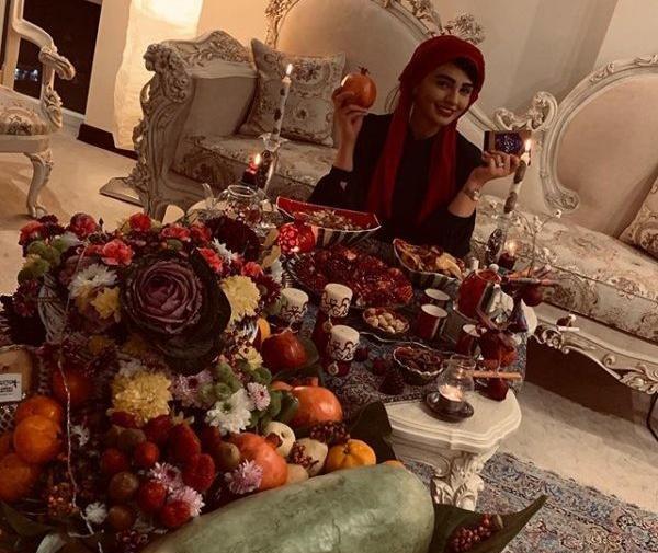 عکس سفره شب یلدا لاکچری