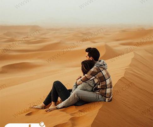 عکس تو کویر