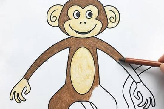 عکس میمون برای نقاشی