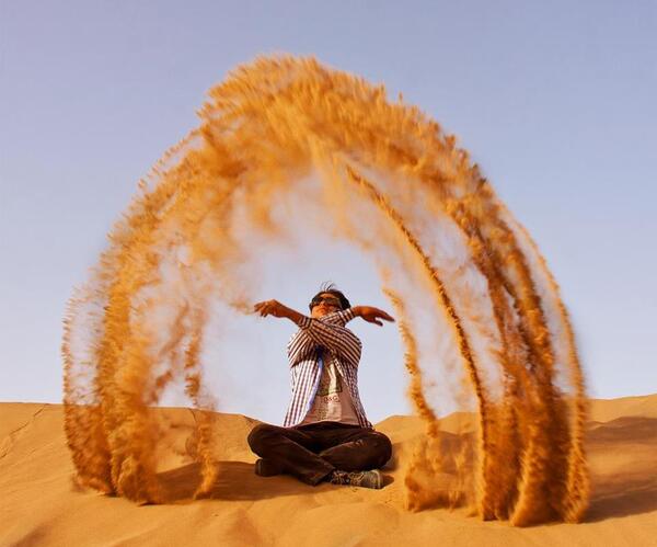 عکس کویر هنری