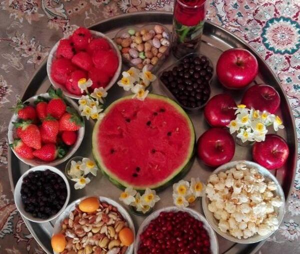 ایده عکس دونفره یلدا