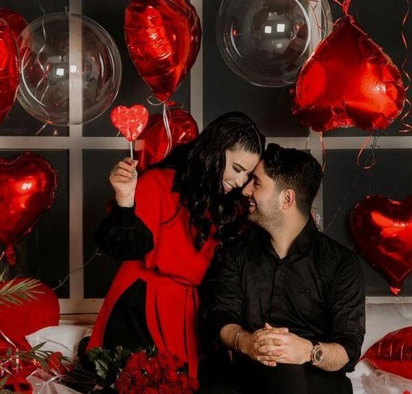 ایده عکس دونفره یلدا