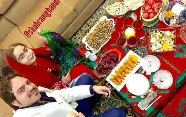 ایده عکس دونفره یلدا