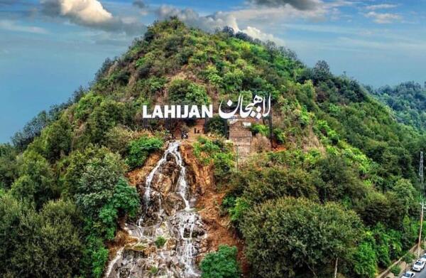 عکس شیطان کوه لاهیجان در شب