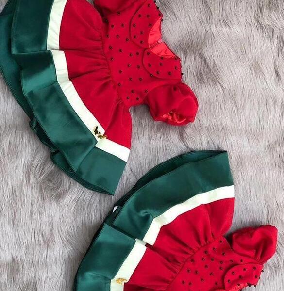 عکس لباس یلدایی نوزادی