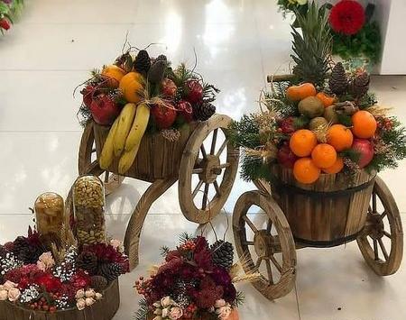 عکس ایده تزیین وسایل شب یلدا