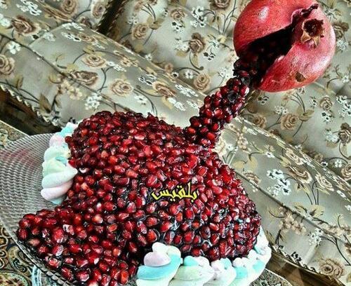 عکس ایده تزیین وسایل شب یلدا