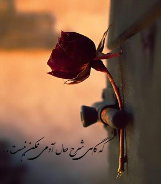 عکس نوشته که گاهی شرح حال آدمی ممکن نیست