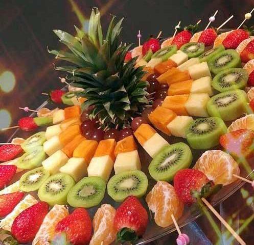 عکس ایده تزیین میوه شب یلدا