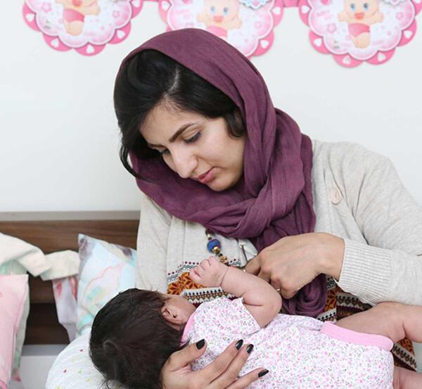 عکس برفک دهان نوزاد
