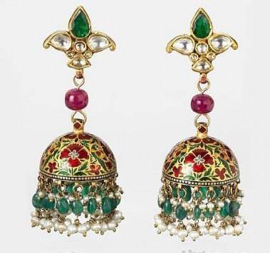 عکس گوشواره طلا هندی