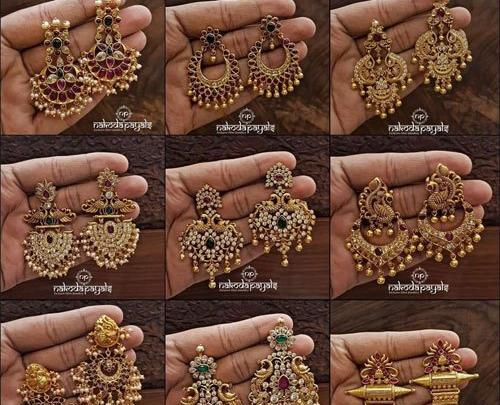 عکس گوشواره طلا هندی