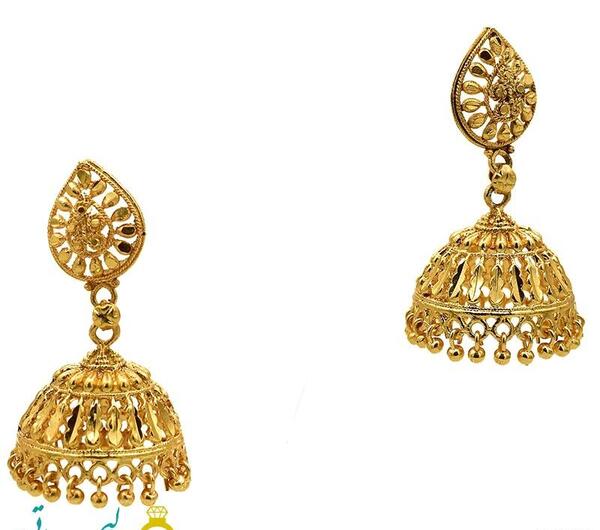 عکس گوشواره طلا هندی
