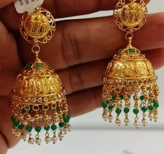 عکس گوشواره طلا هندی