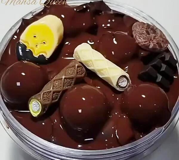 عکس اسلایم شکلاتی