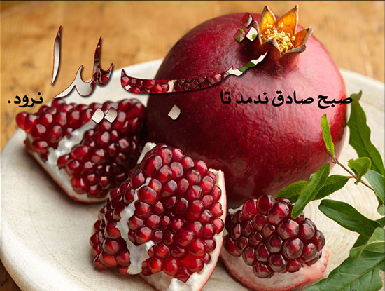 عکس ایده برای کارت پستال یلدا