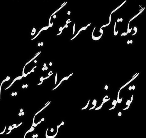 عکس نوشته تو بگو غرور من میگم شعور