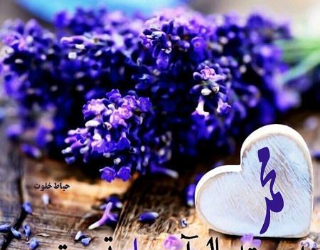 عکس نوشته من محمد (ص) را دوست دارم
