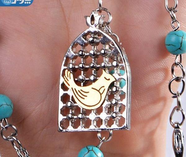 عکس گردنبند مرغ عشق