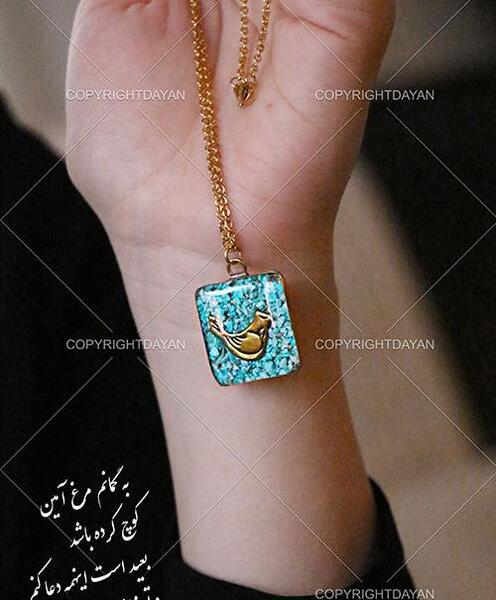 عکس گردنبند مرغ عشق