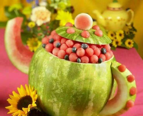 عکس های تزیین هندوانه شب یلدا