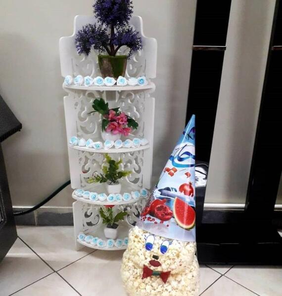 عکس ایده تزیین پفیلا برای شب یلدا
