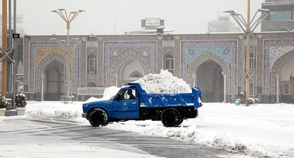 عکس برف امروز مشهد