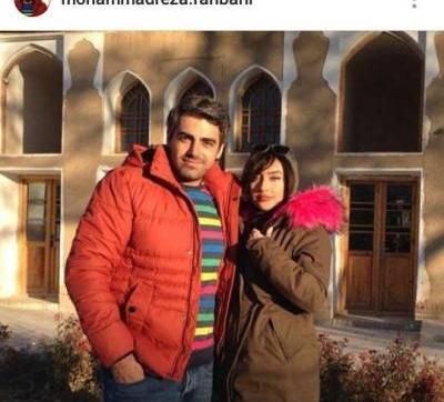 عکس محمد رضا رهبری و همسرش و فرزندش