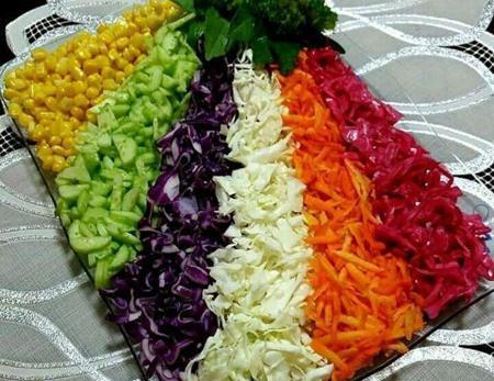 عکس های تزیین سالاد