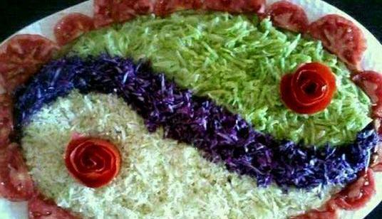 عکس های تزیین سالاد