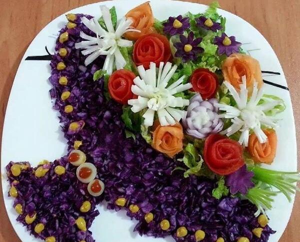 عکس های تزیین سالاد