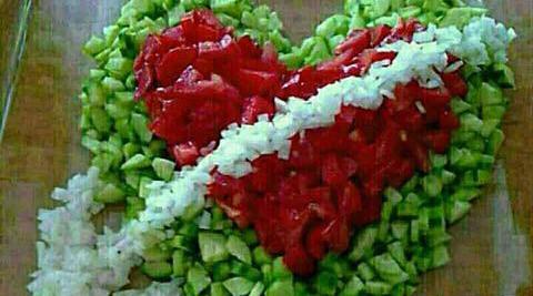 عکس های تزیین سالاد