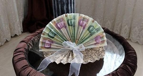 عکس های تزیین پول برای شاباش