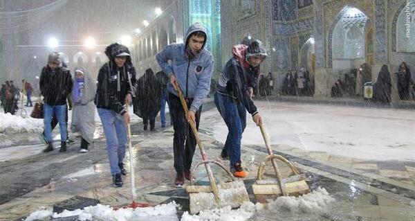 عکس برف روبی