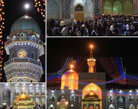 عکس زن زیبا در حرم امام رضا
