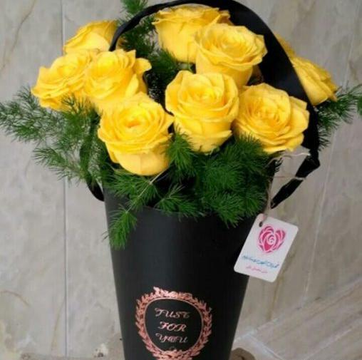 عکس گل طبیعی زرد