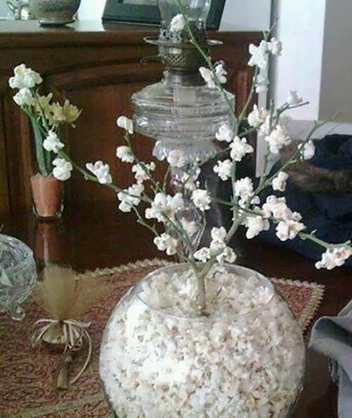 عکس ایده تزیین پفیلا شب یلدا