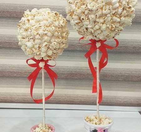 عکس ایده تزیین پفیلا شب یلدا