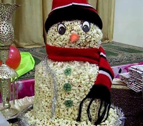 عکس ایده تزیین پفیلا شب یلدا